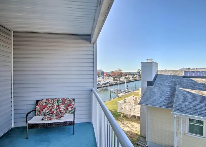 1 Mi To Beach: Bayside Townhome In Ocean City! Ferienhaus *